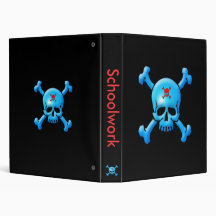 skull WORK Vinyl Binders