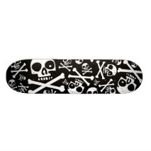 SkullDuggery Black Skate Boards