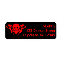 Skullfly Return Address Label