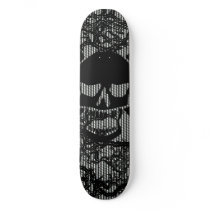 SKULLl HEAD  SKATEBOARD