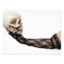 SkullLace040309 Personalized Invitation