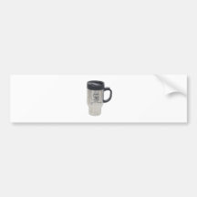 SkullMug062709 Bumper Sticker