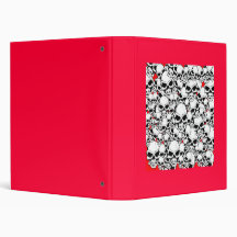 SKULLS 3 RING BINDERS