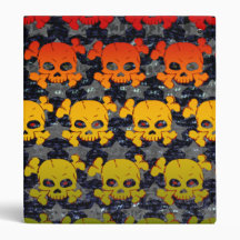 Skulls and Bones 3 Ring Binders