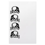 Skulls and Bones stationery