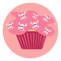 Skulls and Cupcakes Sticker
