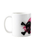 Skulls and lips mug