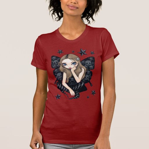 Skulls And Stars gothic fairy Shirt