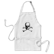 skulls apron