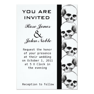 Skull Wedding Invites, 700 Skull Wedding Invitation Templates