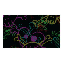 Skulls Business Card Templates