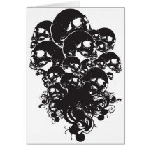 Skulls Greeting Card
