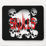 Skulls in Shadows Mouse Pad