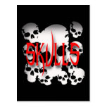 Skulls in Shadows Postcards