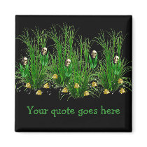 Skulls in the Weeds magnets