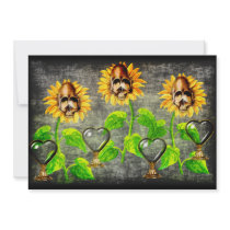 Skulls of Love Personalized Announcement