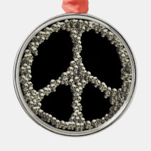 Skulls Of Peace Christmas Tree Ornaments