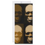 Skulls Pop Art Style Personalized Rack Card
