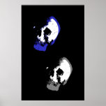 Skulls Poster Print Fantasy Art Heavy Metal Rock