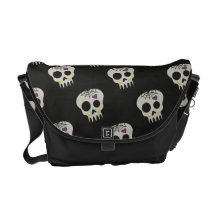 Skulls Rickshaw Messenger Bag