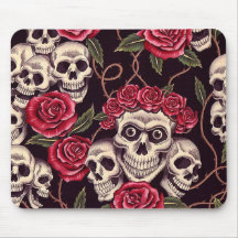 Skulls & Roses Mousepads