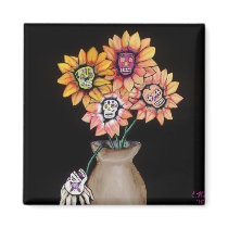 SKULLS STUMPP 02C REFRIGERATOR MAGNET