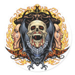 Skulls, Vampires and Bats customizable by Al Rio. stickers