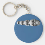 Skulls - Vertical Key Chain