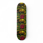 Skulls, Webs, and Roses Skateboard