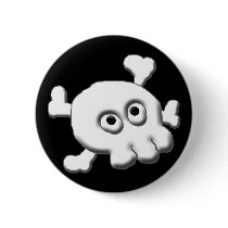 Skully Pinback Button