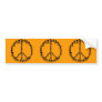 Skully Peace Signs Bumper Stickers