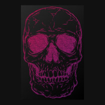 Skully - Pink posters
