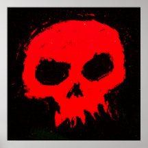 Skully Skull Wall Poster