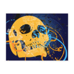 skullz. up twisted arrows. postcards