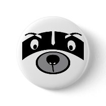 Skunk Pinback Button