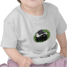 Skunk Photo Baby T-Shirt