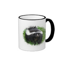 Skunk Photo Ceramic Coffee Mug
