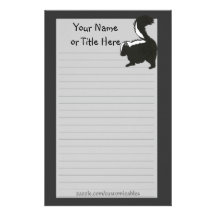 Skunk Stationery