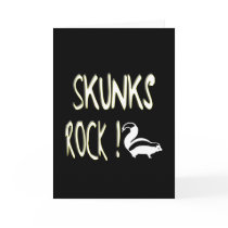 Skunks Rock! Greeting Card