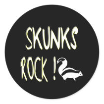 Skunks Rock! Sticker