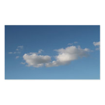 Sky and Clouds. Business Card Templates