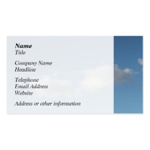 Sky and Clouds. Business Cards