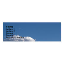 Sky and Clouds ProfileCard Business Cards