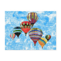 Sky Balloons ~ Postcard Modern