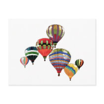 Sky Balloons ~ Postcard Modern
