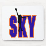 sky basketball text design mousepad