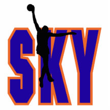 sky basketball text design photo cutouts