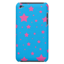 Sky blue and pink stars iPod touch covers