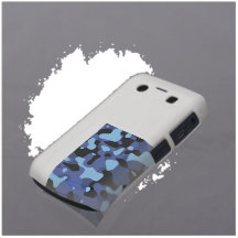 Sky Blue Camouflage Blackberry Bold Case