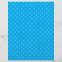 Sky blue polka dots personalized flyer